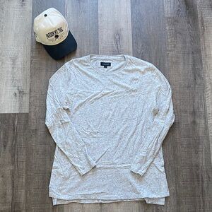 Zanerobe Speckled Gray Long Sleeve